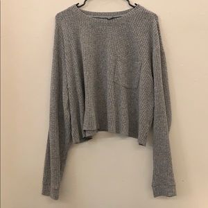 Women’s Cropped Long Sleeve Shirt